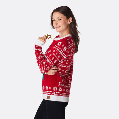 Women's Reinbeer Red Christmas Sweater