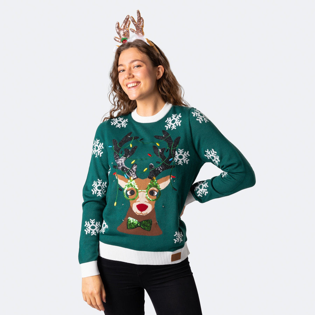 Women's Rudolf Christmas Sweater