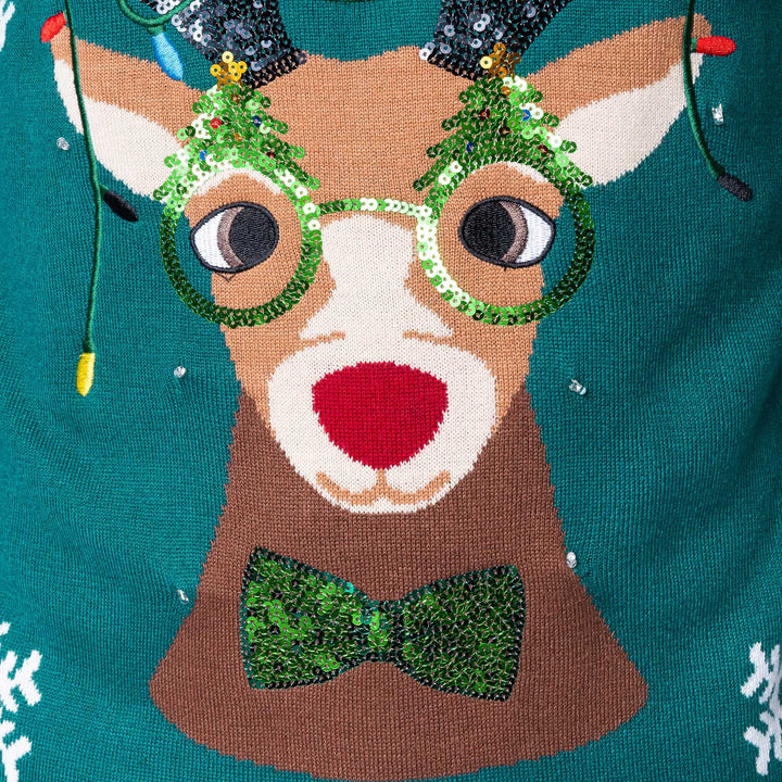 Women's Rudolf Christmas Sweater