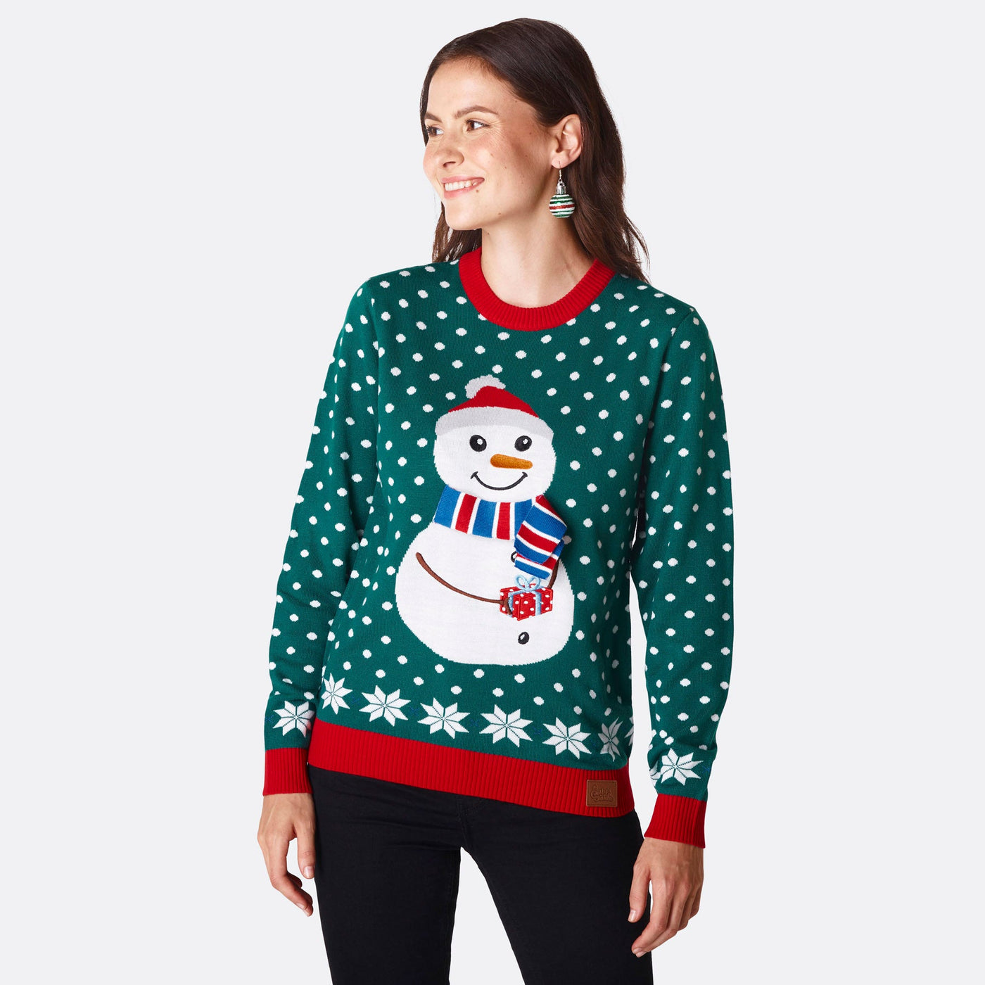 Women's Snowman Christmas Sweater