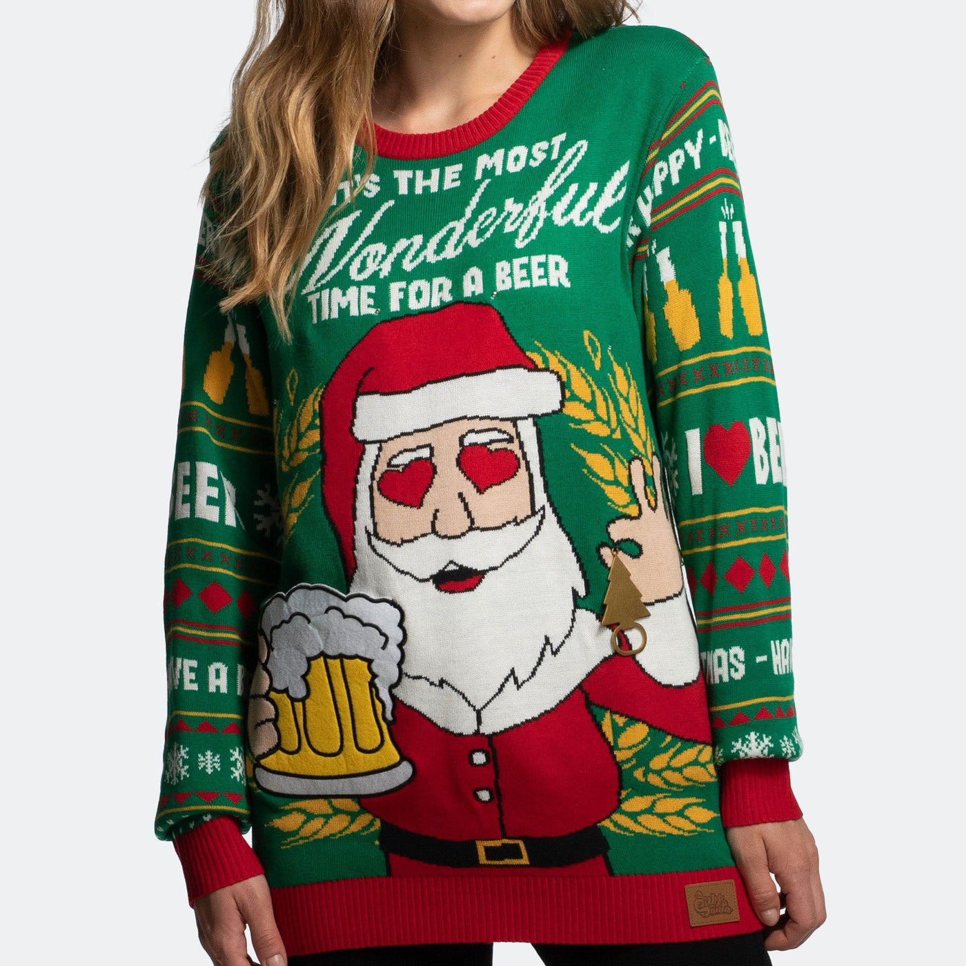 Women's The Most Wonderful Time For A Beer Christmas Sweater