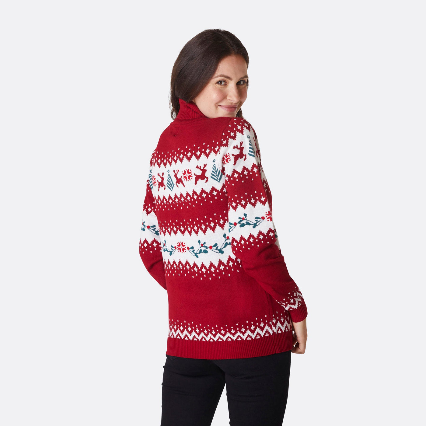 Women's Turtleneck Christmas Sweater