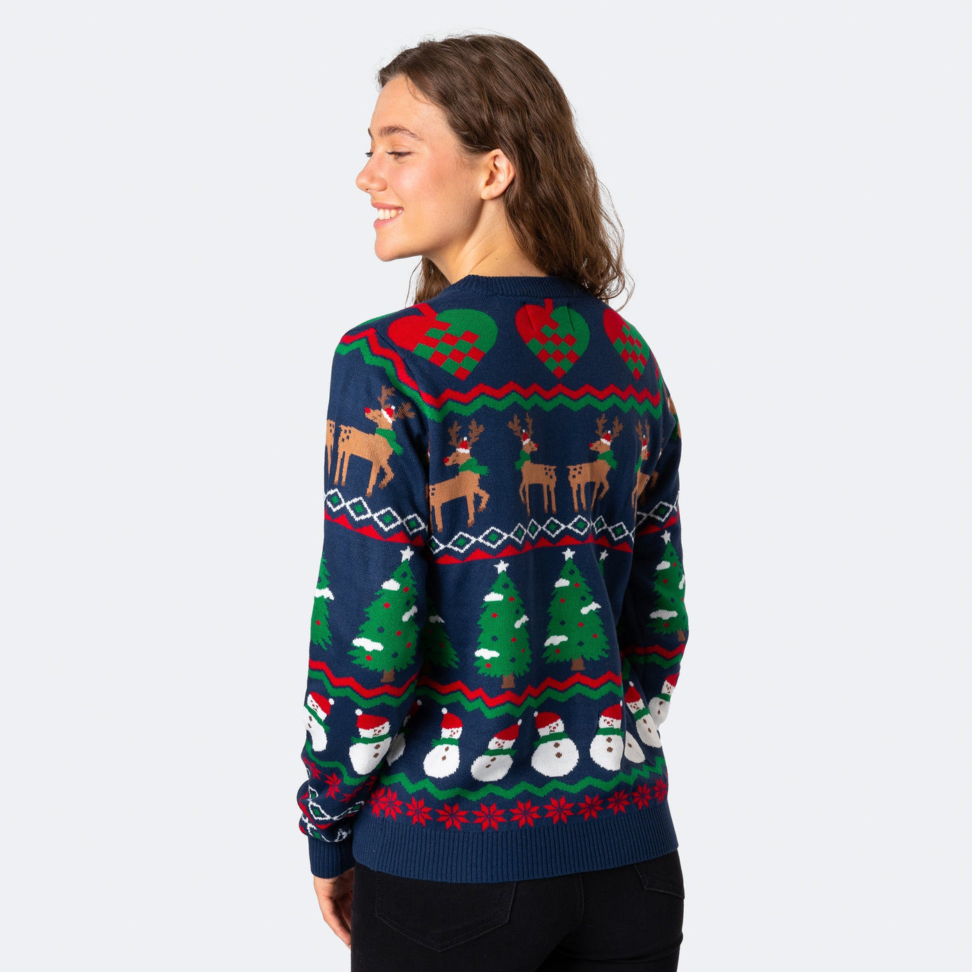 Women's Ugly Blue Christmas Sweater