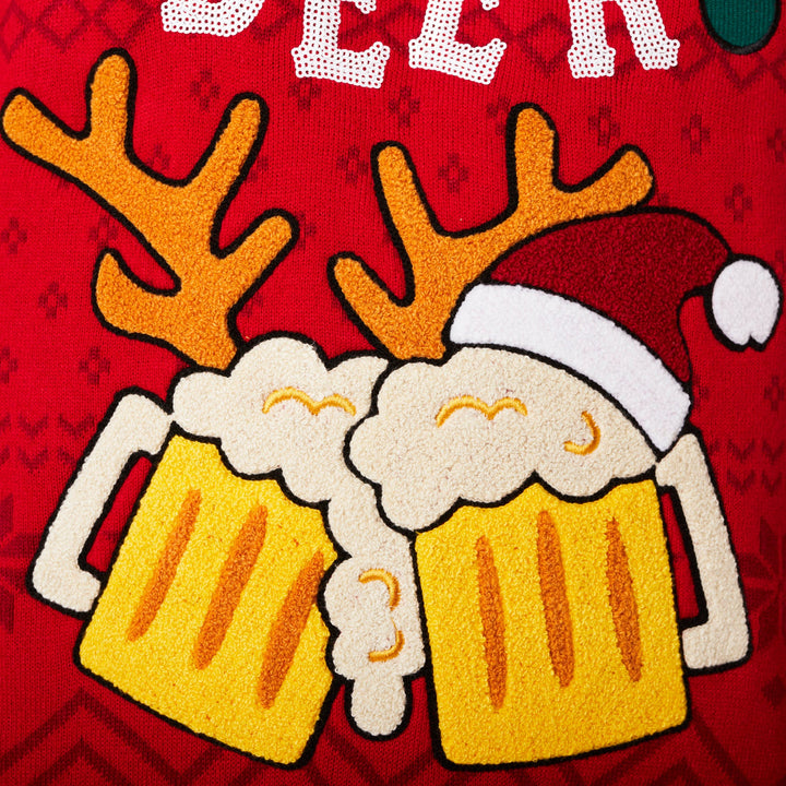 Men's Beer Christmas Sweater