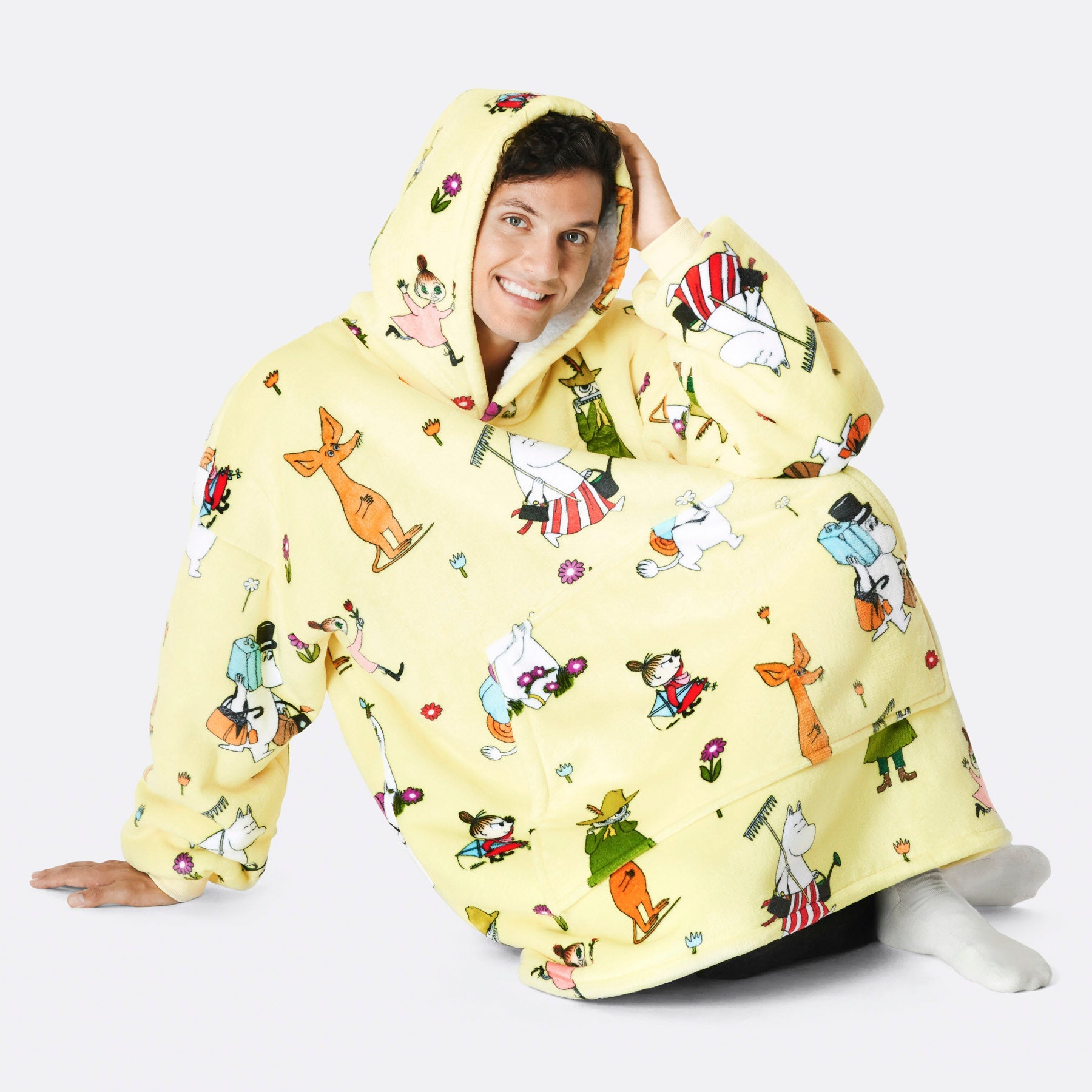 Yellow hoodie blanket sale