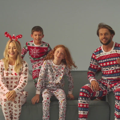 Women's Striped Christmas Pyjamas