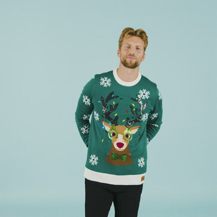 Men's Rudolf Christmas Sweater