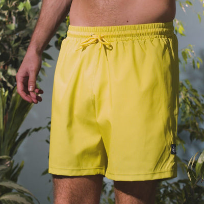 Color Changing Swim Trunks Green/Yellow