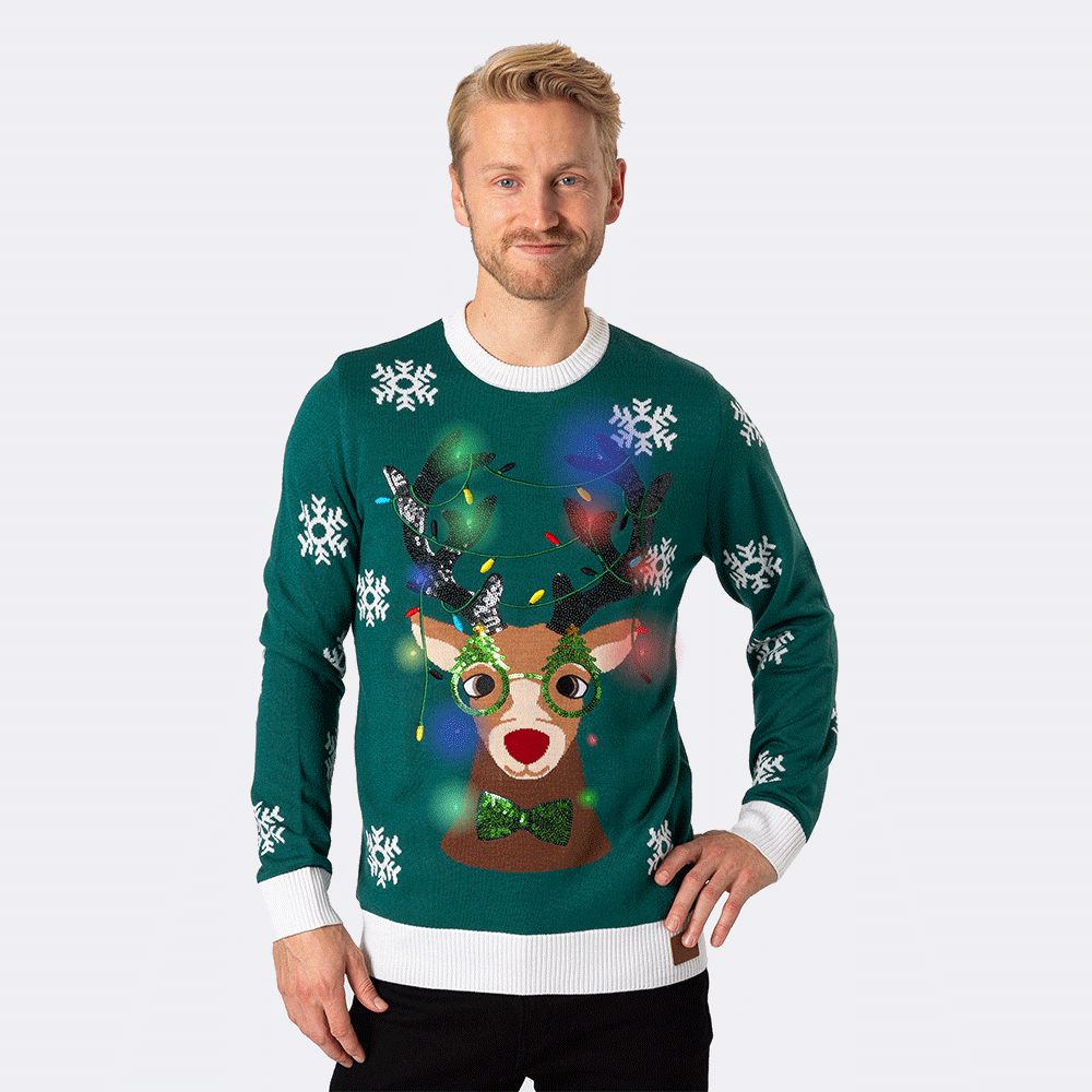SillySanta - Men's Rudolf Christmas Sweater